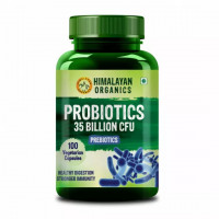 Пробиотики, 100 капсул, производитель "Хималая"; Organics Probiotics 35 Billion CFU & Prebiotics, 100 capsule, Himalaya