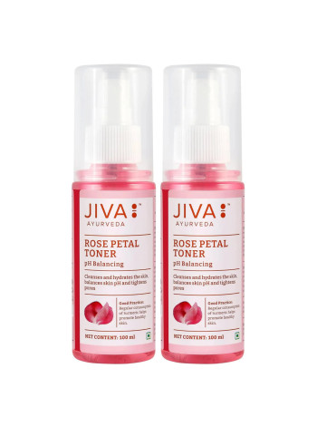 Розовая вода, 100 мл - 2 упаковки, Джива Аюрведа; Rose water, 100 ml - 2 packs, Jiva Ayurveda