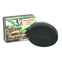 Травяное мыло для волос, Ритха, Амла, Шикакай, 75 г, производитель "Swarnakshree"; Ritha Shikakai Soap, Swarnakshree, 75 Gms