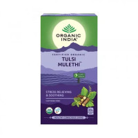 Тулси чай с лакрицей, 25 пакетиков, Органик Индия; Tulsi Mulethi Tea, 25 bags, Organic India