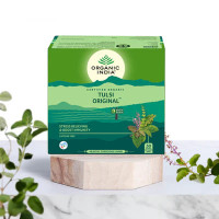 Чай тулси ориджинал, 50 пакетиков, Органик Индия; Tulsi tea original, 50 bags, Organic India