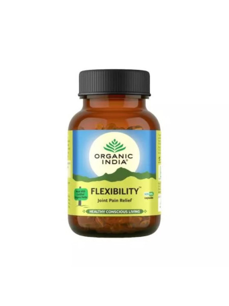 Флексибилити, для подвижности суставов, 180 капсул, Органик Индия; Flexibility, 180 capsules, Organic India