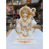 Хануман мурти, мрамор; Marble Hanuman Murti (6 Inches), Rasbiharilal