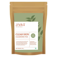 Чай без кофеина, для очищения кожи, 150 г, Джива Аюрведа; Decaffeinated Tea, Skin Cleansing, 150g, Jiva Ayurveda
