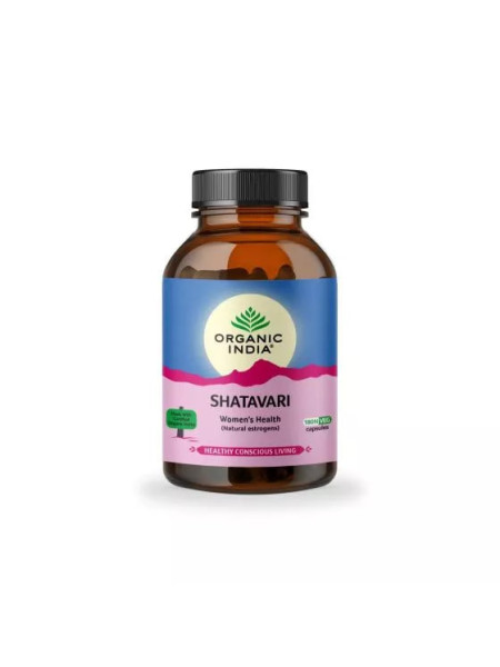 Шатавари, 180 капсул, Органик Индия; Shatavari, 180 capsules, Organic India