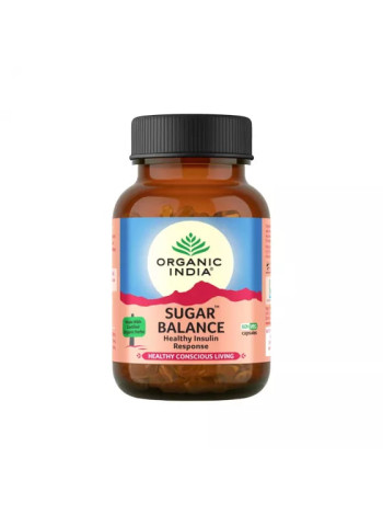 Шугар Баланс Organic India: Контроль Сахара в Крови, 60 Капсул