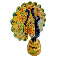 Павлин, алтарная статуэтка; Wooden Peacock 3 Inch