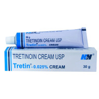 Третин крем 0,025% (третионин) 30 г.; Tretin 0.025% Cream 30 gm