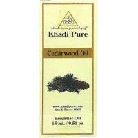 Эфирное масло Кедра, 15 мл, производитель "Кхади"; Khadi Pure Herbal Cedarwood 15 ml Essential Oil