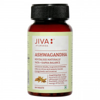 Ашвагандха, 120 таблеток, производитель Джива Аюрведа; Ashwagandha 120 Tablets, Jiva Ayurveda