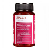Нари Сакхи, при менструальных расстройствах, 60 таб., Джива Аюрведа; Jiva Nari Sakhi 60 Capsule