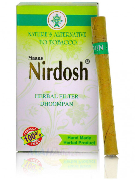 Нирдош, травяные сигареты, 10 шт; Nirdosh Maans, 10 pcs