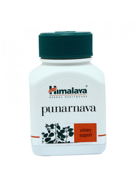 Пунарнава: лечение мочеполовой системы, 60 таб., производитель "Хималая", Punarnava, 60 tab., Himalaya