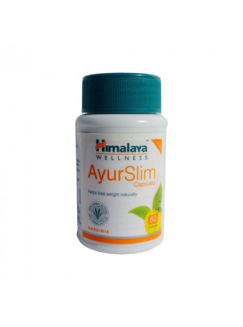 Аюрслим: натуральное средство для снижения веса, 60 кап., производитель "Хималая", AyurSlim, 60 caps., Himalaya
