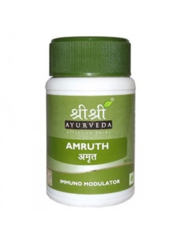 Амрут (Гудучи) 500 мг: укрепление иммунитета, 60 таб., производитель "Шри Шри Аюрведа", Amruth 500 mg, 60 tabs., Sri Sri Ayurveda