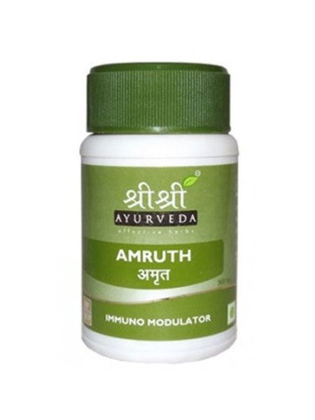 Амрут (Гудучи) 500 мг: укрепление иммунитета, 60 таб., производитель "Шри Шри Аюрведа", Amruth 500 mg, 60 tabs., Sri Sri Ayurveda