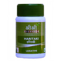 Харитаки 500 мг: омоложение и детокс, 60 таб., производитель "Шри Шри Аюрведа", Haritaki 500 mg, 60 tabs., Sri Sri Ayurveda