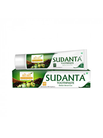 Зубная паста "Суданта", 100 г, производитель "Шри Шри Аюрведа", Sudanta Toothpaste, 100 g, Sri Sri Ayurveda