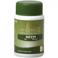 Ним 300 мг, 60 таб., производитель "Шри Шри Аюрведа", Neem 300 mg, 60 tabs., Sri Sri Ayurveda