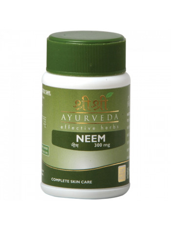 Ним 300 мг, 60 таб., производитель "Шри Шри Аюрведа", Neem 300 mg, 60 tabs., Sri Sri Ayurveda