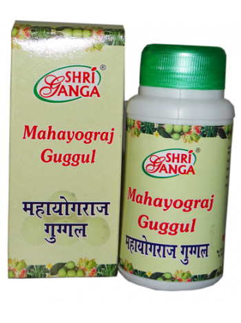 Махайогарадж Гуггул: очищение организма, 100 г, производитель "Шри Ганга", Mahayograj Guggul, 100 g, Sri Ganga Pharmacy