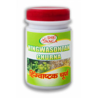 Хингваштак Чурна: для пищеварения, 100 г, производитель "Шри Ганга", Hingwasdhtak Churna, 100 g, Sri Ganga Pharmacy