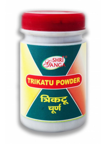 Трикату: для пищеварения, 50 г, производитель "Шри Ганга", Trikatu Powder, 50 g, Sri Ganga Pharmacy