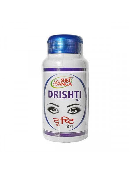  Дришти: от болезней глаз, 120 таб., производитель "Шри Ганга", Drishti Tab, 120 tabs., Sri Ganga Pharmacy