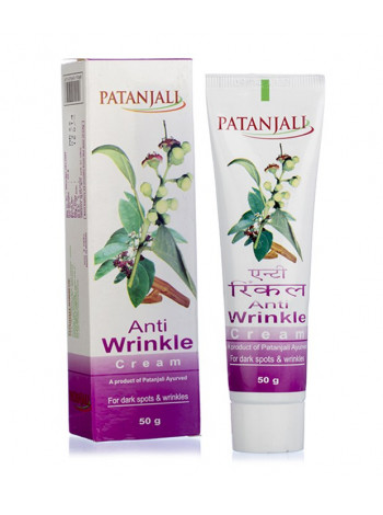 Крем против морщин, 50 г, производитель "Патанджали", Anti wrinkle cream, 50 g, Patanjali