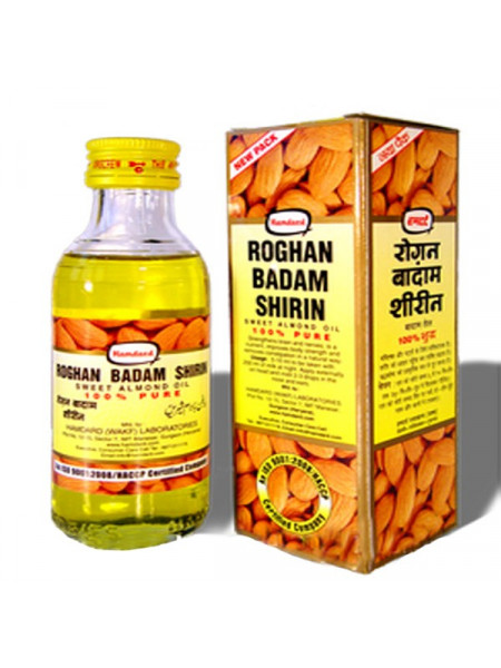 Миндальное масло "Рогхан Бадам Ширин", 100 мл, производитель "Хамдард", Roghan Badam Shirin, 100 ml, Hamdard