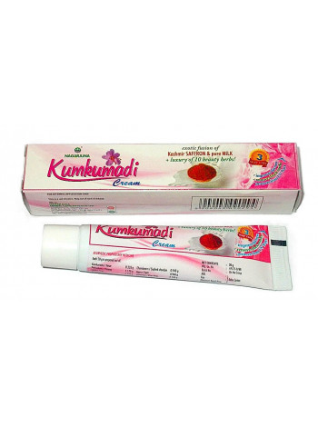 Омолаживающий крем для всех типов кожи "Кумкумади", 20 г, производитель "Нагарджуна", Kumkumadi cream, 20 g, Nagarjuna