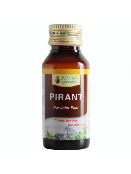 Масло для суставов "Пирант", 50 мл, производитель "Махариши Аюрведа", Pirant Oil, 50 ml, Maharishi Ayurveda