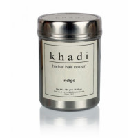 Краска для волос травяная "Индиго", 150 г, производитель "Кхади", Herbal Hair Colour, "Indigo", 150 g, Khadi