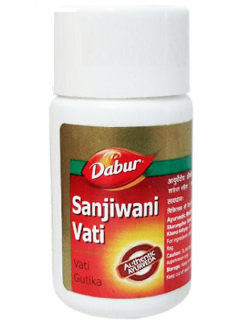 Сандживани Вати: противовирусное средство, 80 таб., производитель "Дабур", Sanjivani Vati, 80 tabs., Dabur