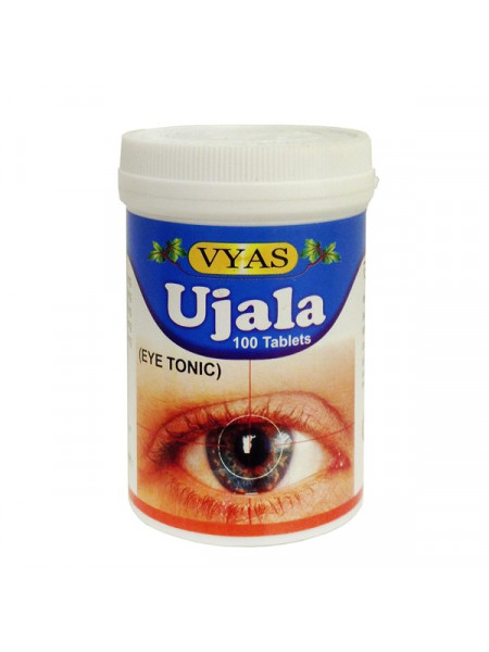 Таблетки для зрения Уджала, 100 таб., производитель "Вьяс", Ujala, 100 tabs., Vyas