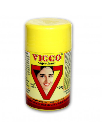 Зубной порошок "ВИККО Ваджраданти", 50 г, производитель "ВИККО", VICCO Vajradanti powder, 50 g, VICCO