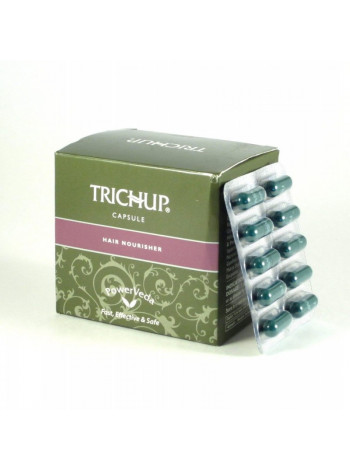 Травяные капсулы для роста волос "Тричуп", 60 кап., производитель "Васу", Trichup capsules Hair Nourishment, 60 caps., Vasu