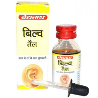 Билва Тайл: масло от ушных болезней, 25 мл, производитель "Байдьянатх", Bilva Tail, 25 ml, Baidyanath