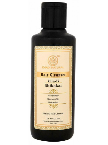 Аюрведический шампунь для волос "Шикакай", 210 мл, производитель "Кхади", Shampoo "Shikakai", 210 ml, Khadi