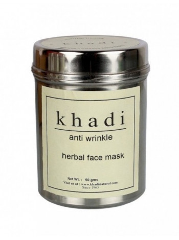 Маска для лица против морщин, 50 г, производитель "Кхади", Face Mask Anti Wrinkle, 50 g, Khadi