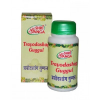 Трайодашанг Гуггул: лечение радикулита и артрита, 100 мг, производитель "Шри Ганга", Trayodashang Guggul, 100 g, Sri Ganga Pharmacy