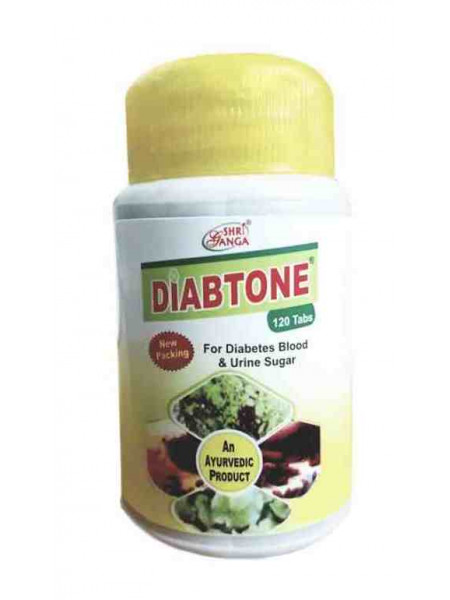 Диабтон: помощь при диабете, 120 таб., производитель "Шри Ганга", Diabtone, 120 tabs., Sri Ganga Pharmacy