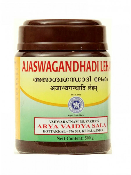 Ашвагандха Лехам (с маслом гхи), 500 г, производитель "Коттаккал Аюрведа", Ajaswagandhadi Leham, 500 g, Kottakkal Ayurveda
