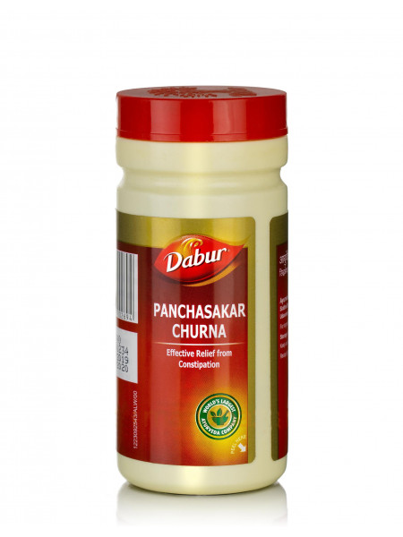 Панчаскар Чурна: лечение пищеварительной системы, 60 г, производитель "Дабур", Panchasakar Churna, 60 g, Dabur