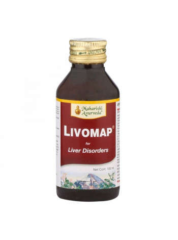 Ливомап: сироп для лечения печени, 200 мл, производитель "Махариши Аюрведа", Livomap Syrop, 200 ml, Maharishi Ayurveda