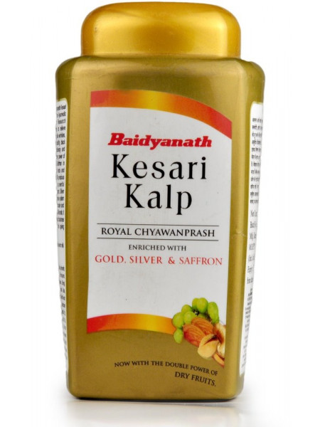 Чаванпраш "Кесари Кальп", 500 г, производитель "Байдьянатх", Chyawanprash Kesari Kalp, 500 g, Baidyanath