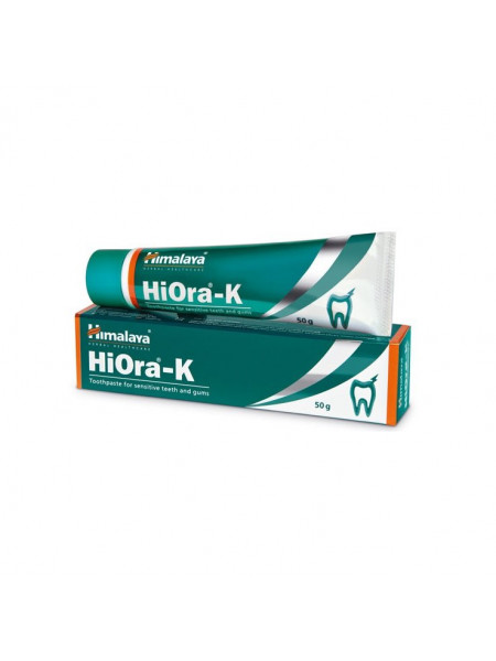 Зубная паста для чувствительных зубов "Хиора-К", 50 г, производитель "Хималая", Hiora-K Toothpaste, 50 g, Himalaya