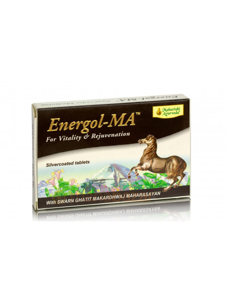 Энергол-МA: повышение уровня энергии в организме, 20 таб., производитель "Махариши Аюрведа", Energol-MA, 20 tabs., Maharishi Ayurveda