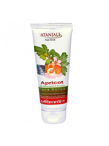 Скраб для лица "Абрикос", 60 г, производитель "Патанджали", Apricot Face Scrub, 60 g, Patanjali