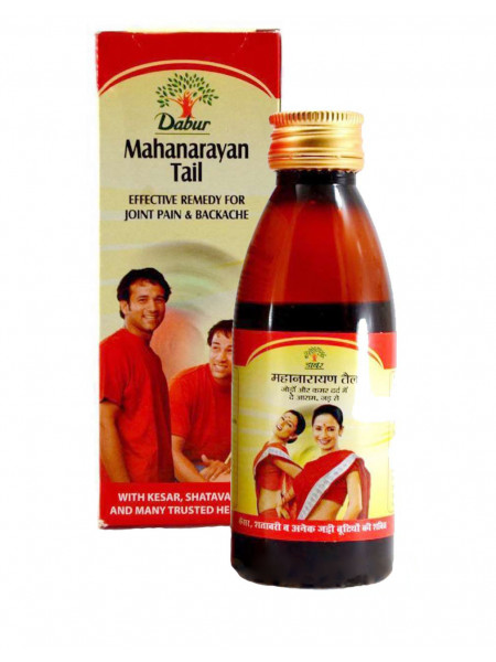 Массажное масло Маханараяна, 100 мл, производитель "Дабур", Mahanarayan oil, 100 ml, Dabur